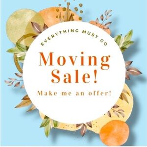 Moving Sale Announcement Poster